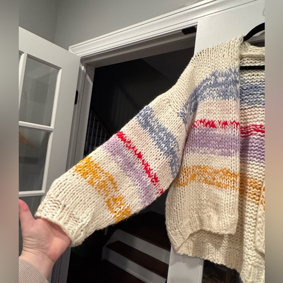 NWT Anthropologie Grazia Striped Cardigan - Picture 4 of 6